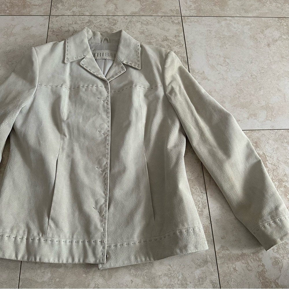 Vintage suede leather jacket